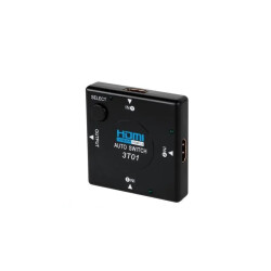 Spliter HDMI 3-wejścia/1-wyjście przełączane ręcznie