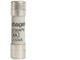 Wkładka bezpiecznikowa cylindryczna CH-10 10x38mm gPV 4A 1000VDC LF304PV HAGER