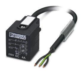 Przewód czujnik-siłownik Złącze A DIN 43650 Form A liczba rdzeni 3 długość 3m Rodzaj A Męskie