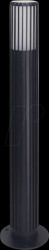 LX700214 Path light, black, GU10, IP44, Alu, with ground spike, height 56