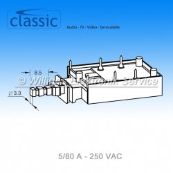 Netzschalter ME7, 5/80 A 250 VAC, Classic MSC16681