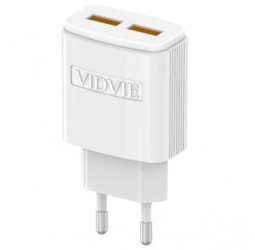 LAD.SIEC.2X USB 2,4A VIDVIE+KAB.USB C