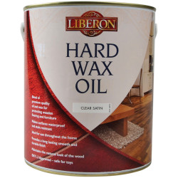 Liberon 104469 Hard Wax Oil Clear Satin 2.5 litre