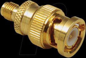 0419127 SMA reverse socket to BNC plug adapter