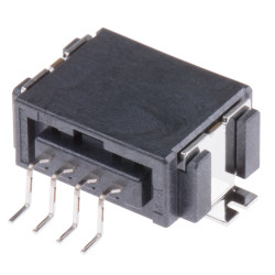 Złącze samochodowe 4-pinowe JST -rzędowe Męski 3A CPT Montaż powierzchniowy Lutowane Złącze CPT