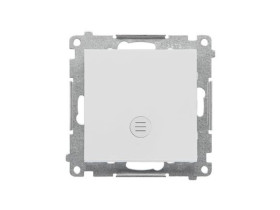 SIMON 55 Wyłącznik zwierny przycisk z podświetleniem LED szybkozłącza jasnoszary mat TP1L.01/114 KONTAKT SIMON