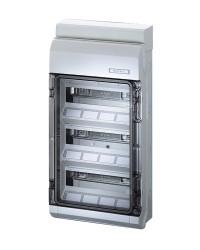 Rozdzielnica elektryczna, l. faz: 1, 3, 36 wloty, 63 A, zamek: Tak