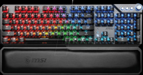 S11-04DE232-CLA Gaming keyboard, USB, RGB, Sonic Red, DE