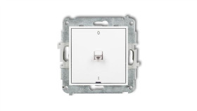 Mini Mechanizm Łącznika Dwubiegunowego W Stylu Amerykańskim Biały Mat 25Mwpus-9