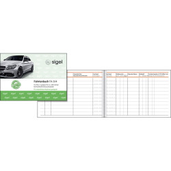 Sigel FA614 Log book A6 landscape 40 sheets 1 pc(s)