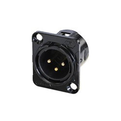 Rean RC3MDL-B XLR Connector 3 Pins 1pc