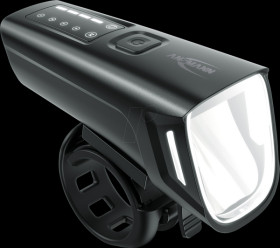 1600-0523 Bike front light, LED, 100 lux, 1300 mAh battery