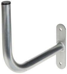 Uchwyt murowy do mocowania anten WLAN, DVB-T Stal ocynkowana średnica fi 32mm, wysokość 160mm, dystans 190mm UML-32L30