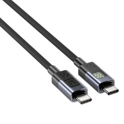 PRZEWÓD Z WYŚWIETLACZEM C14158ABK01-1M USB-C/USB-C 1.0 m UNITEK