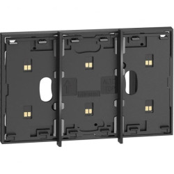 LIVING NOW MY HOME ramka stykowa 2+1mod. czarny KG8102P1