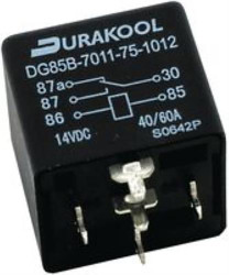 Przekaźnik mocy 12V dc SPDT Durakool 1.81W, montaż PCB 90Ω Szybkie łączenie