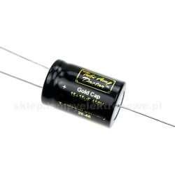 Kondensator 15+15uF/450V Axial Gold Cap TAD
