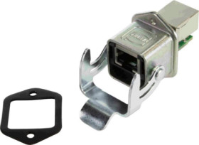Wall bushing housing, size 3A, zinc die casting, IP65/IP67, 09452151104