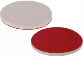 Filc polerski na rzep 125x6mm do polerowania na dysk tarcza filcowa Schmith