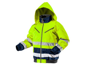 Kurtka robocza ostrzegawcza ocieplana żółta rozmiar XXXL 81-710-XXXL TOPEX