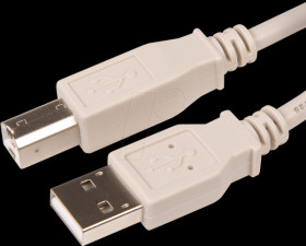 K5255.1,8 USB 2.0 cable, Hi-Speed (TM) A connector to B connector, 1.8 m