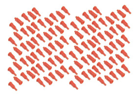 Nakrętka zatyczka korek do strzykawek flux klej pasta 100 szt. LUER-LOCK