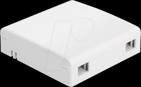 87897 Optical Fiber Connection Box for 2 x SC Simplex or LC Duplex whi