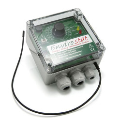 Termostaty 0 → +20 °C. 230 V SPST United Automation parametry styku: 25A Envirostat FP6E