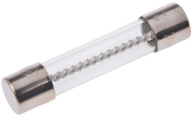 Bezpiecznik 7A 6.3 x 32mmT 250V ac RS PRO