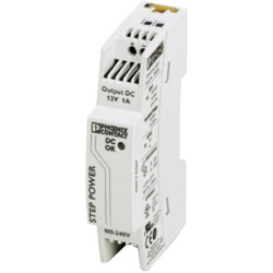 Phoenix Contact 2868538 STEP-PS/1AC DIN Rail Power Supply 12V DC 1A 12W