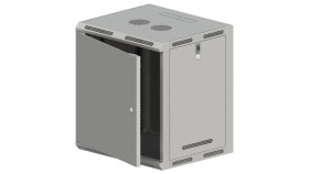 Szafa Rack Wisząca 19 Cali 15U 600X500, Niedzielona, Drzwi Metalowe, Kolor...