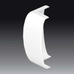 Pokrywa narożna zewnętrzna dla kanałów LE 100 biała 8786_HB