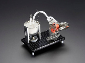 Adafruit V-twin Steam Engine Kit by Gakken
