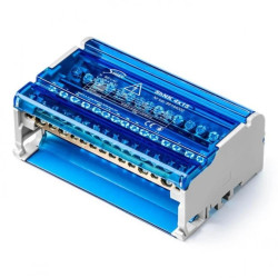 Czterobiegunowy modułowy blok rozdzielczy 4x(11x6 mm2 2x25 mm2 2x35 mm2) na szynę TS35 ShNK 4x15 85144002