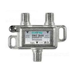 Zwrotnica SAT-TV SWE 20-01 AXING sumator rozgałęźnik kombiner SINGLE +TV DVB-T2