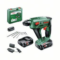 Bosch Home and Garden Uneo Maxx SDS-Quick-Młotowiertarka akumulatorowa 18 V 2.0 Ah Li-Ion