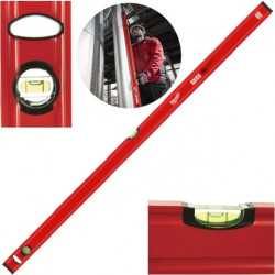 Poziomica aluminiowa SLIM 120cm (2 libelle) czerwona MILWAUKEE