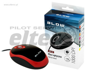 Mysz optyczna BLOW MP-20 USB czerwona