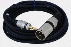 Kabel przyłącze Hi-End wtyk XLR / wtyk Jack 3.5 stereo MK31 /1,5m/