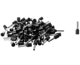 Tulejki izolowane na rolce 1,5mm2 czarne 4050.745 /500szt./