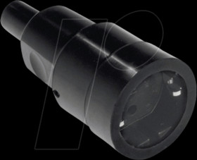 913.175 Solid rubber couplings, type F – CEE 7/3, 16 A, black