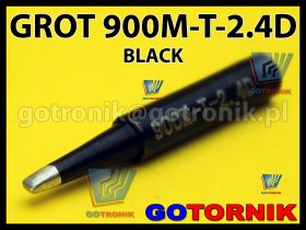Grot 900M-T-2.4D BLACK do stacji lutowniczych produkcji Zhaoxin/ Aoyue / PT / WEP / Yihua /