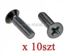Śruba M3x12mm (+) stożkowa ( 10szt)