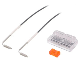 Czujnik światłowodowy zasięg 0 - 930mm IP67 -55 - 80C Dł 2m FT-R40