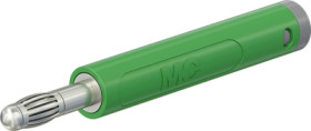 4 mm plug, crimp connection, 1.0 mm², green, 64.2052-25