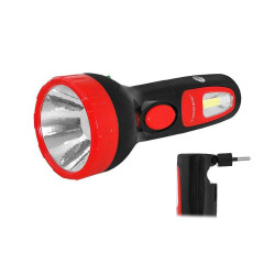 Latarka ręczna TS-1169-1 2W aku. z akumulatorem czarna