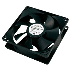 LogiLink&#xAE; FAN101 PC Case Cooler Fan 80x80x25mm - Black