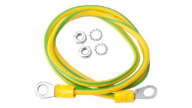 Komplet Zestaw Uziemienia Kabel Przewód Linka Uziemiająca Lgy 4 Mm2 0,6M