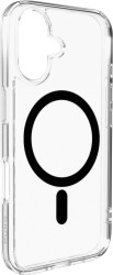 Puro Cover Apple iPhone 17 przeźroczysty, czarny Kompatybilny z MagSafe PUIPC1763LITEMBLK