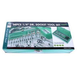 ZESTAW KLUCZY NASADOWYCH 38X 1/4" SK-23801M PROSKIT